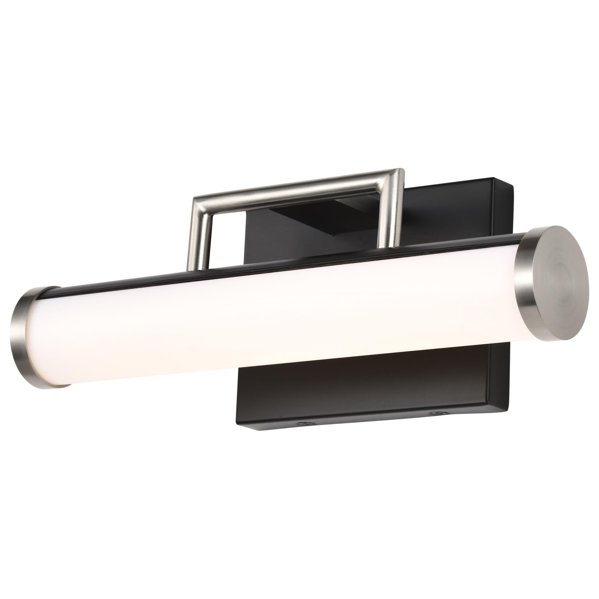 Shown in Black and Brushed Nickel finish