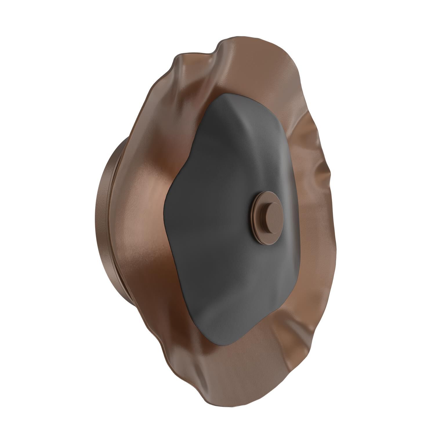 Shown in Burnished Bronze finish and Matte Black accent