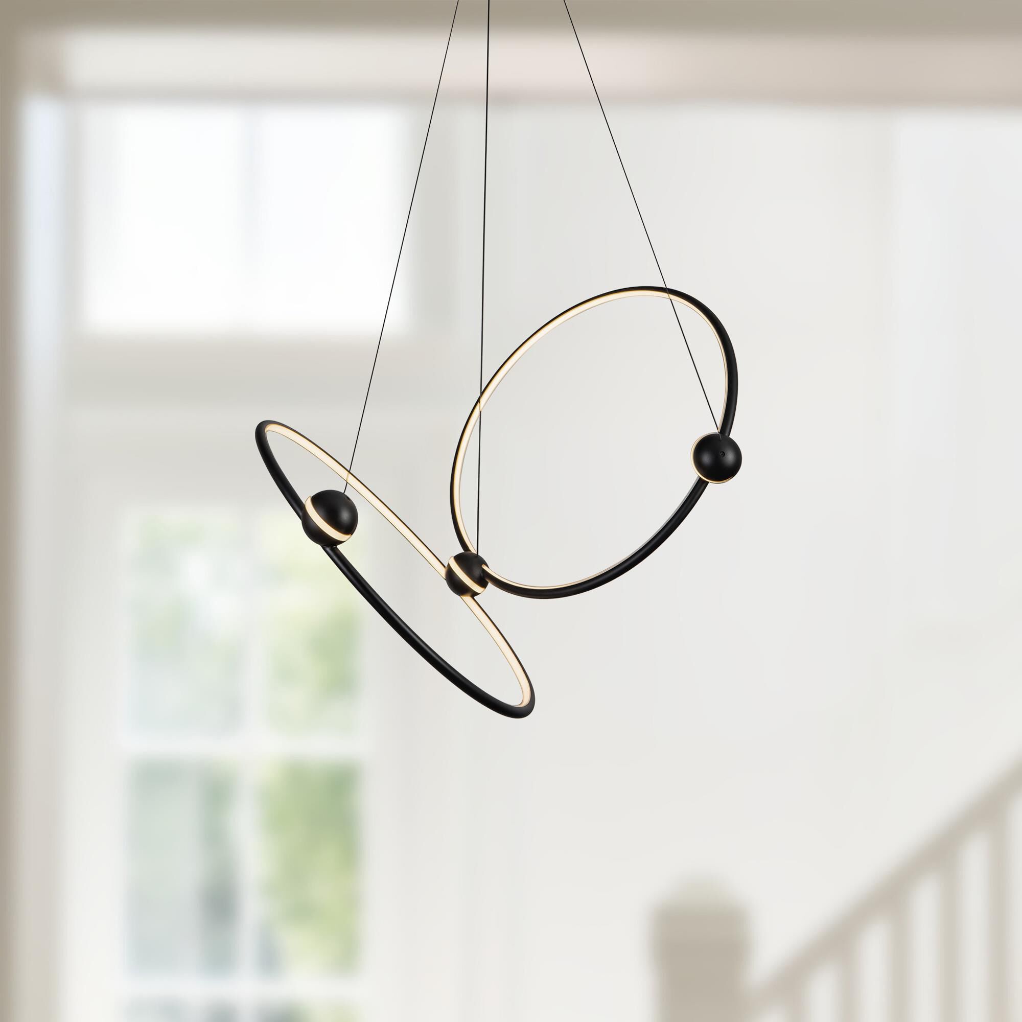 Isho 25 Inch Chandelier Kuzco Lighting