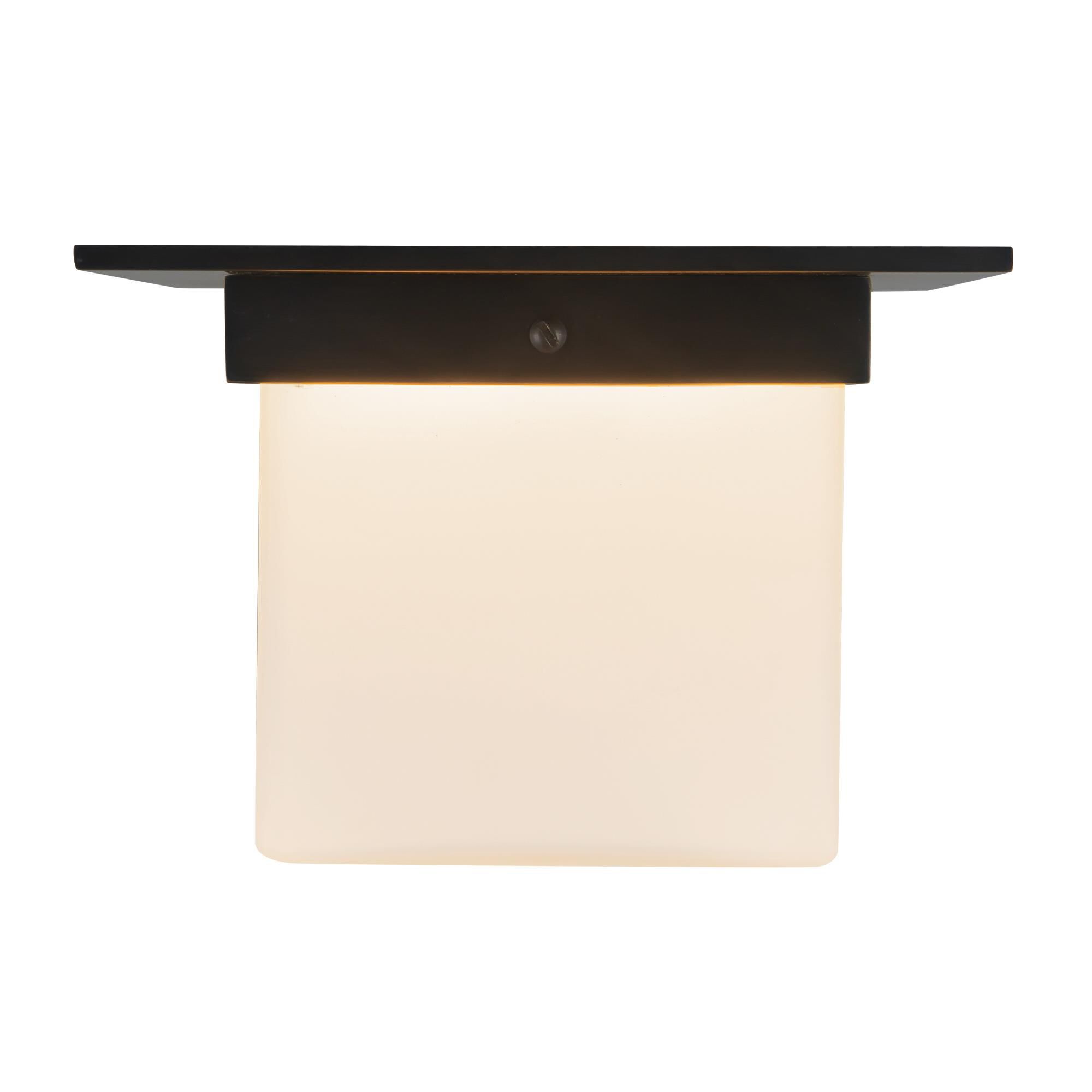 Shown in Urban Bronze finish and Matte Opal glass