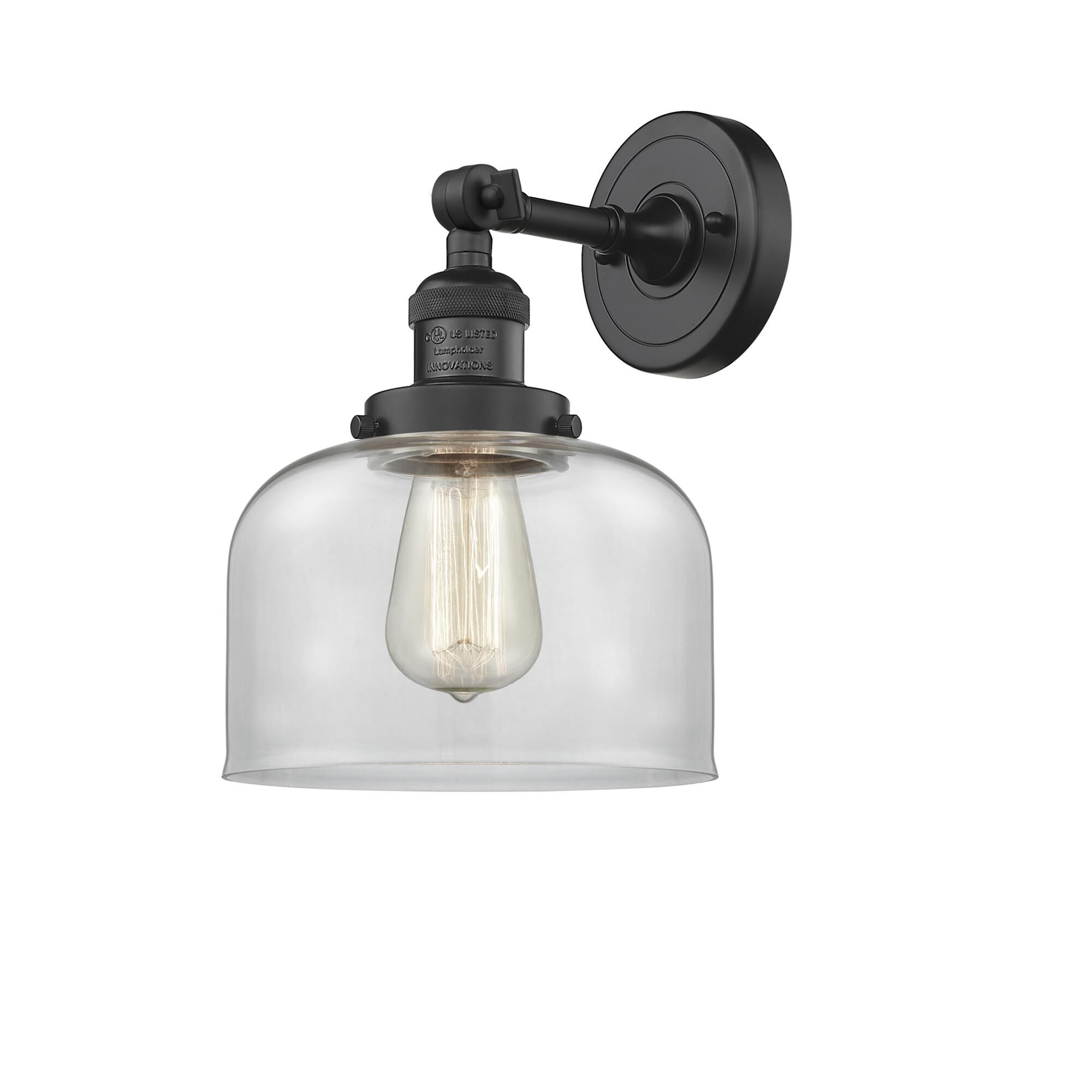 Bruno Marashlian Large Bell 8 Inch 1 Light Semi Flush Mount by Innovations Lighting