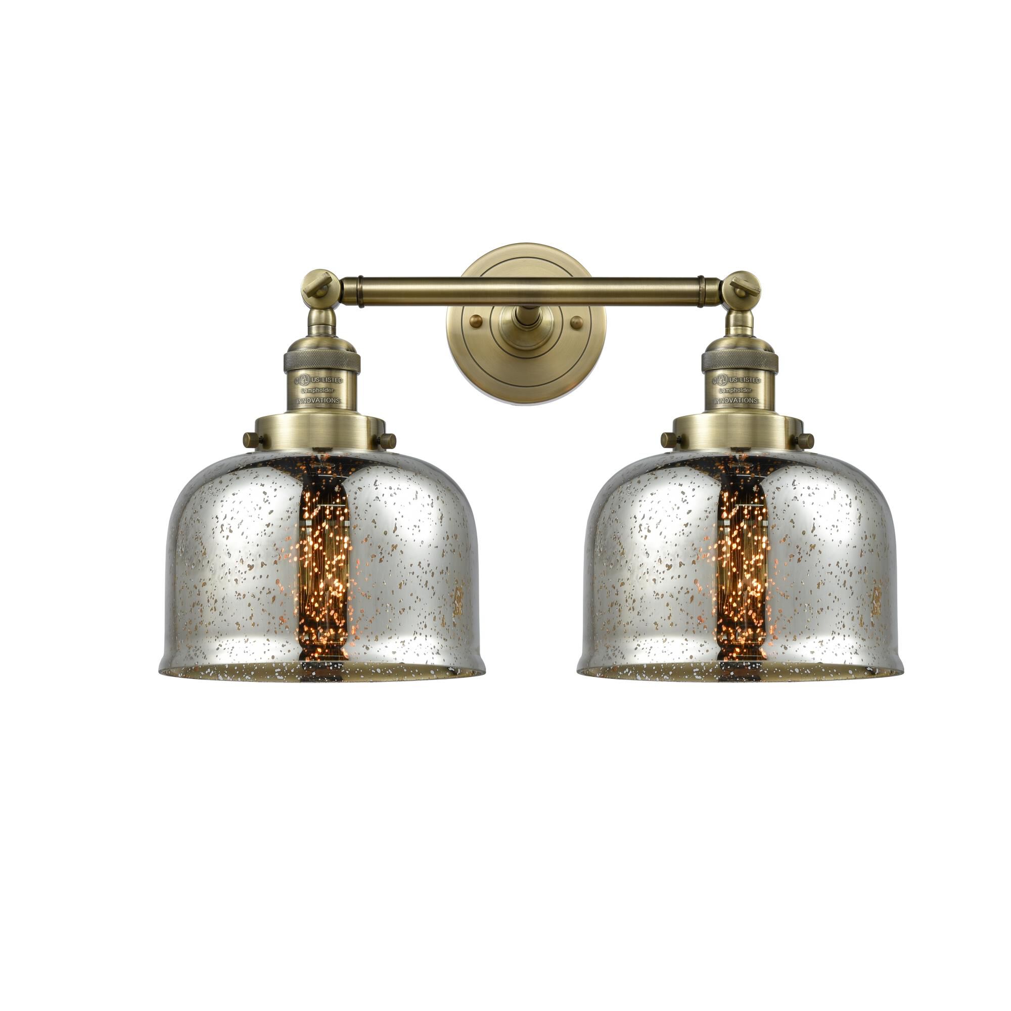 Bruno Marashlian Large Bell 18 Inch 2 Light Bath Vanity Light by Innovations Lighting