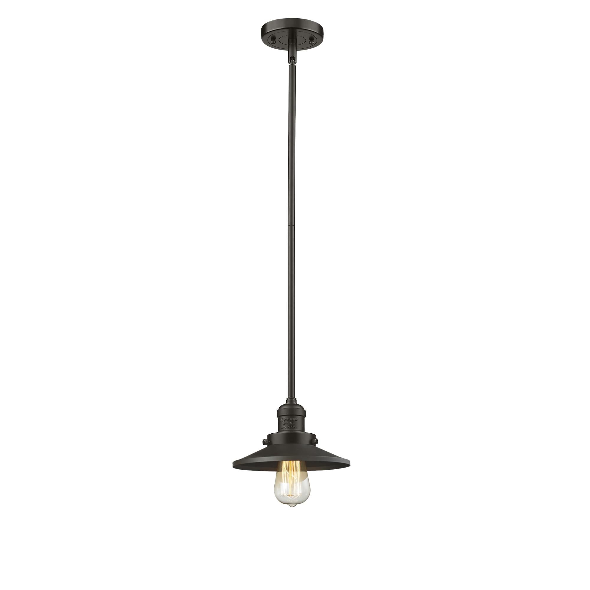 Shown in Oil Rubbed Bronze finish and Oil Rubbed Bronze shade