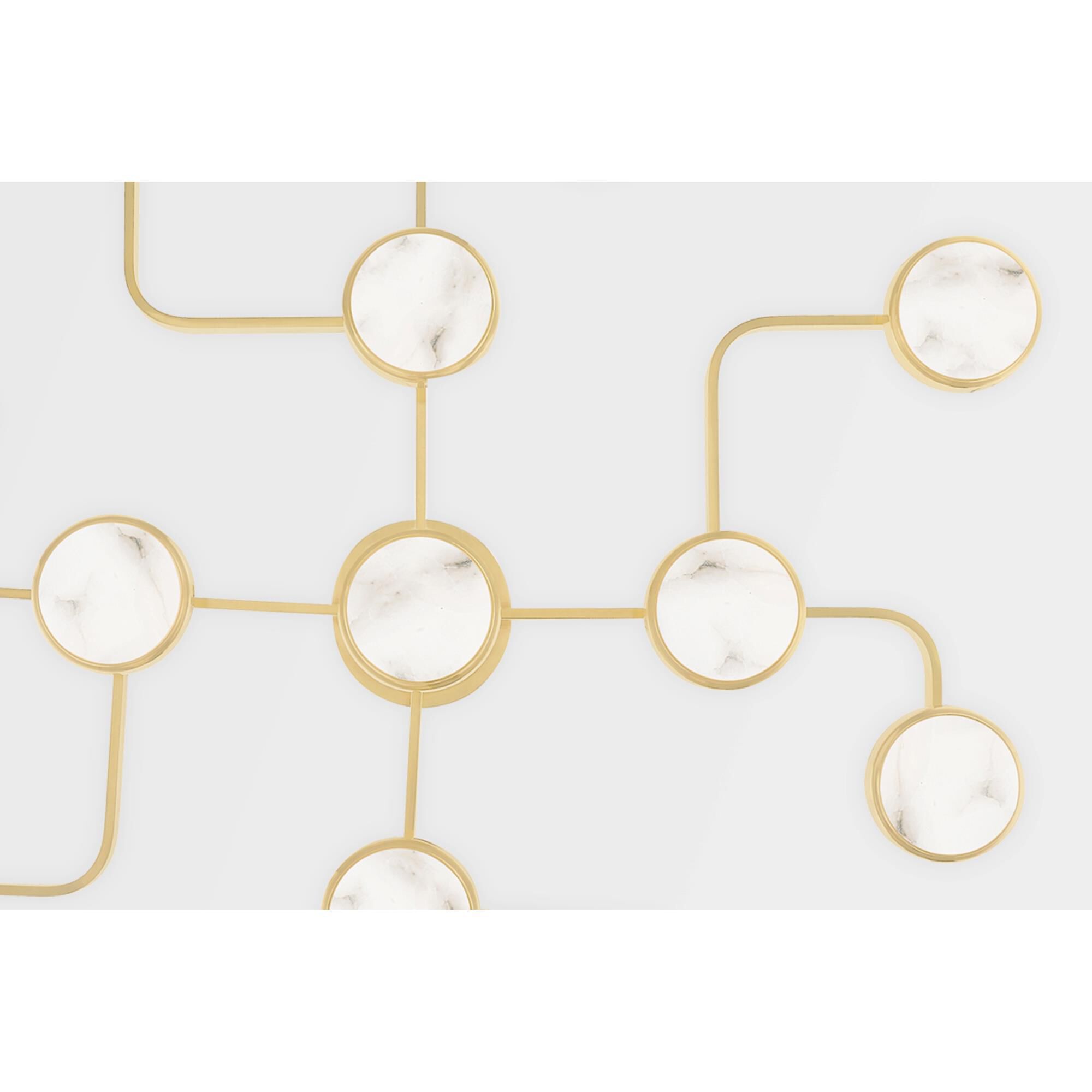 Meander 43.25 Inch Semi Flush Mount by Hudson Valley Lighting