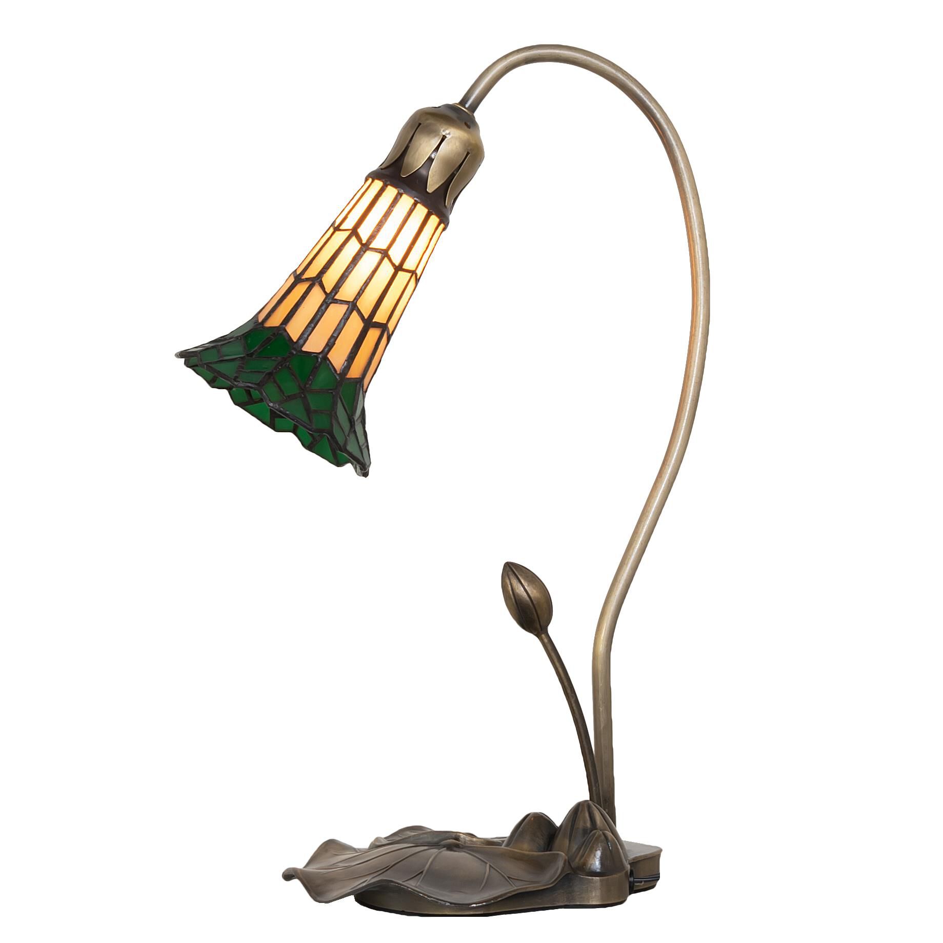 Shown in Antique Copper Finish finish and Amber /Acrylic;Green glass