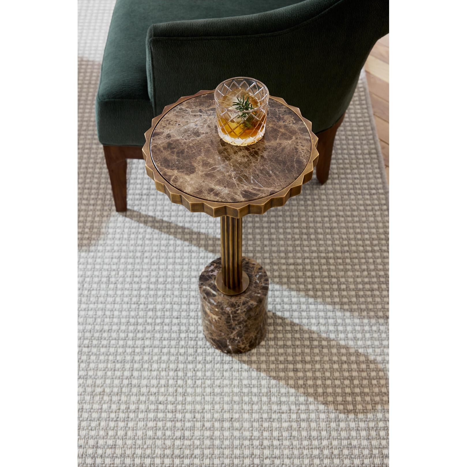 Shown in Brown Emperador finish