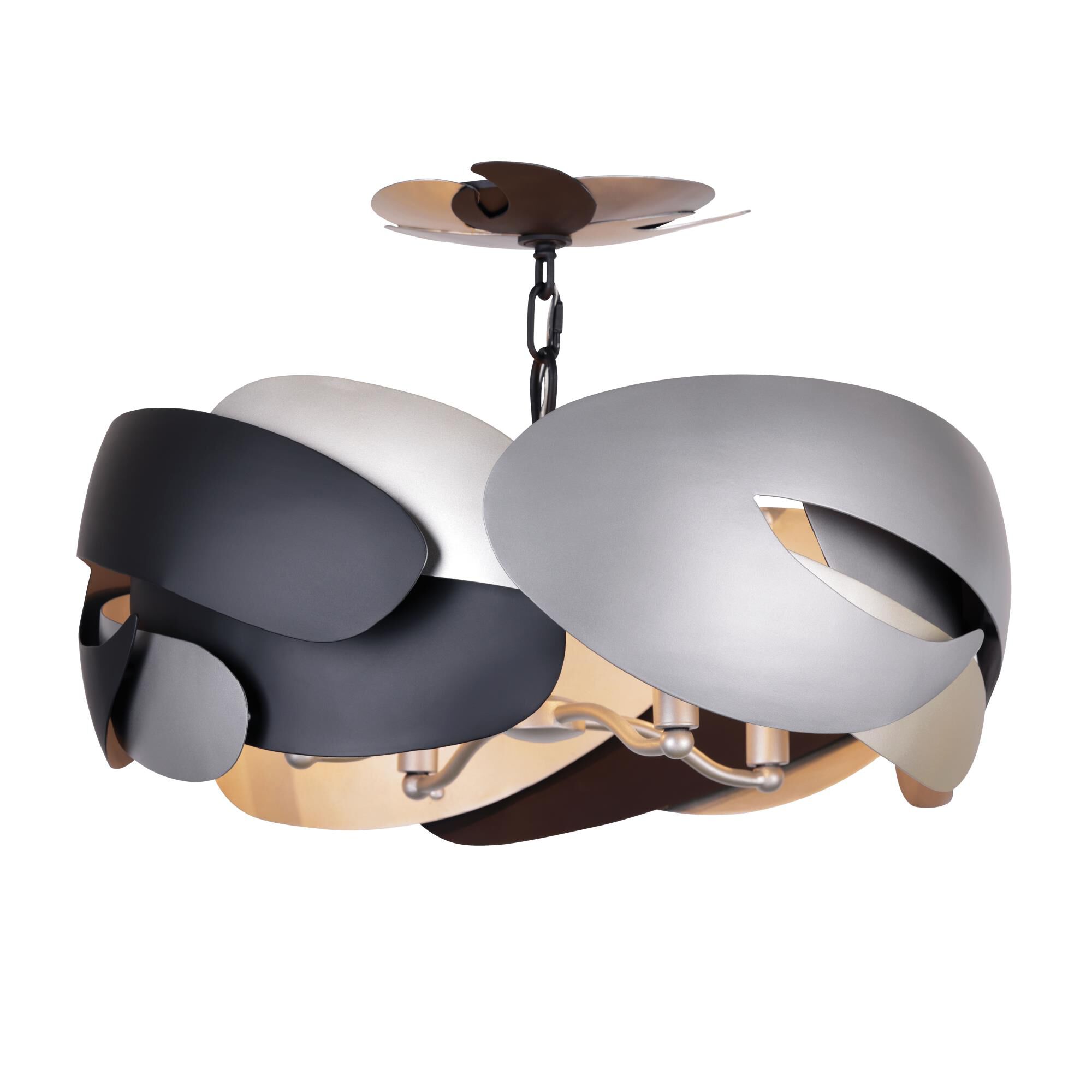Metalo Misto Semi Flush Mount by Kovacs