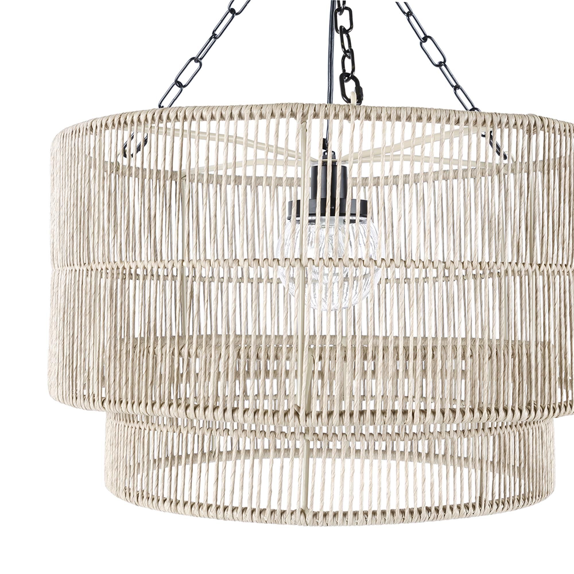 Tanner 30 Inch Outdoor Hanging Lantern by Palecek