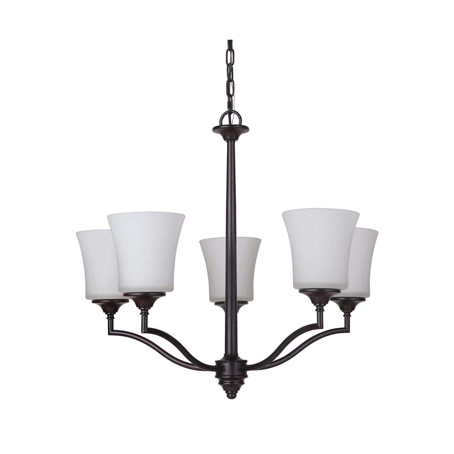 Helena 25 Inch 5 Light Chandelier by Craftmade