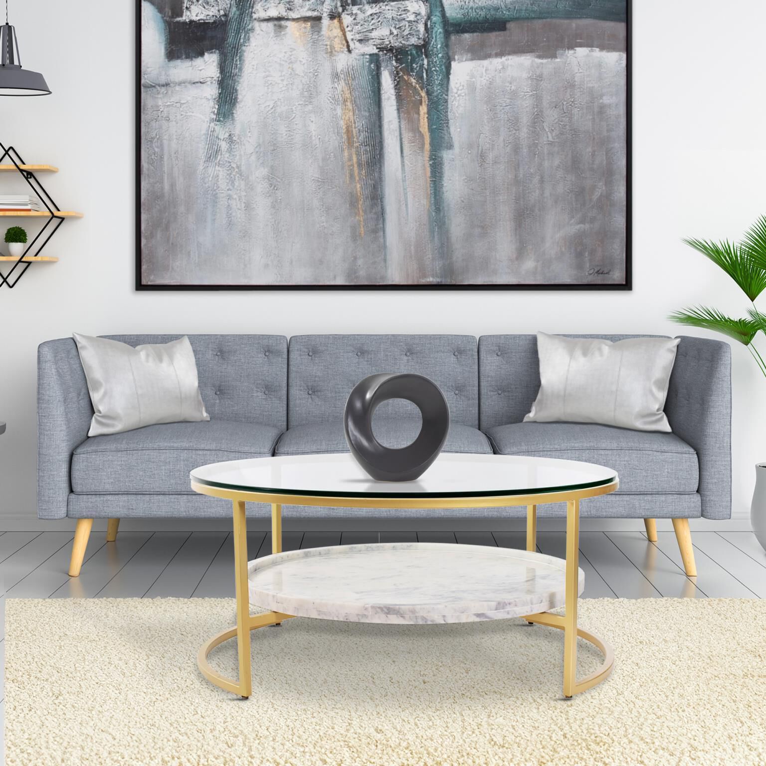 Niccolo Coffee Table by Howard Elliott Collection