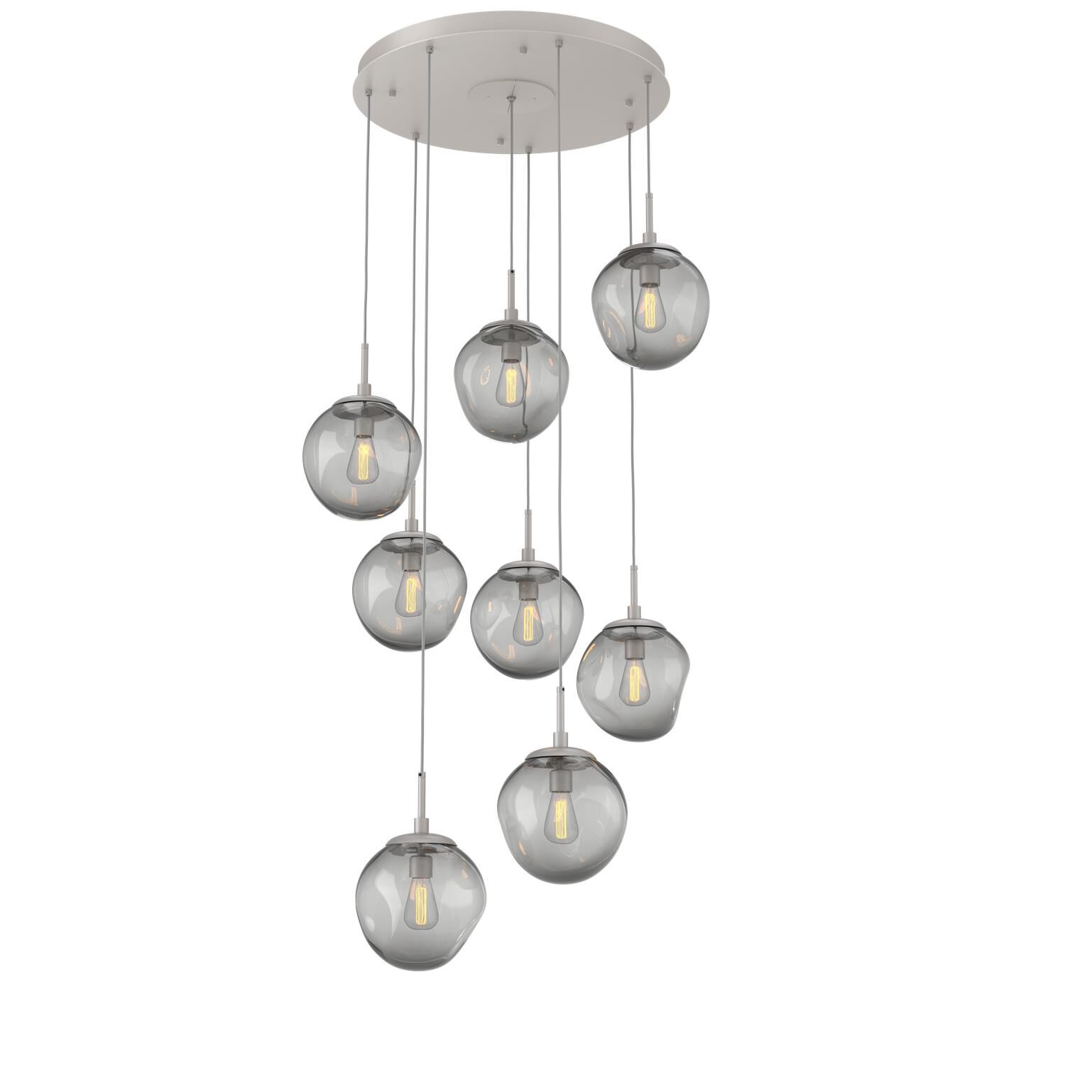 Levi Wilson Nebula 31 Inch 8 Light Multi Light Pendant by Hammerton Studio