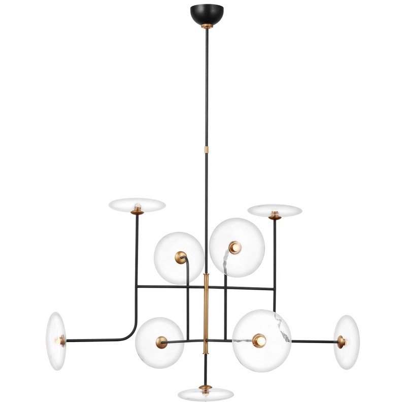 Visual Comfort Signature Collection Ian K. Fowler Calvino 42 Inch LED Chandelier