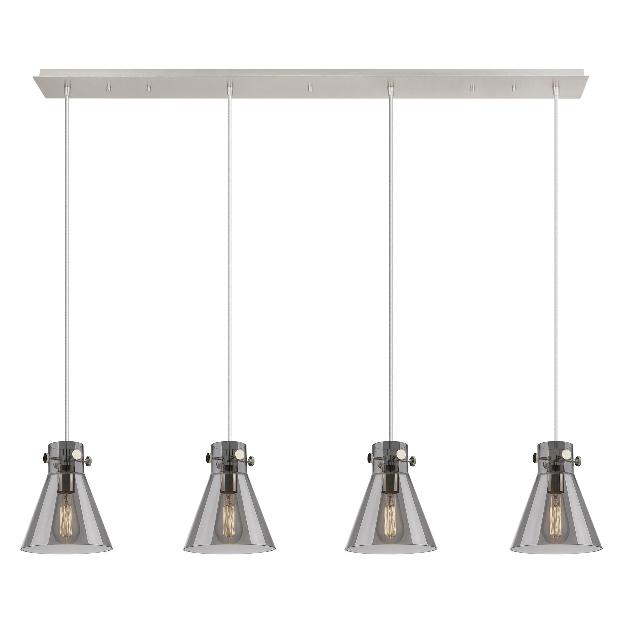 Bruno Marashlian Newton Cone 51 Inch 4 Light Linear Suspension Light by Innovations Lighting