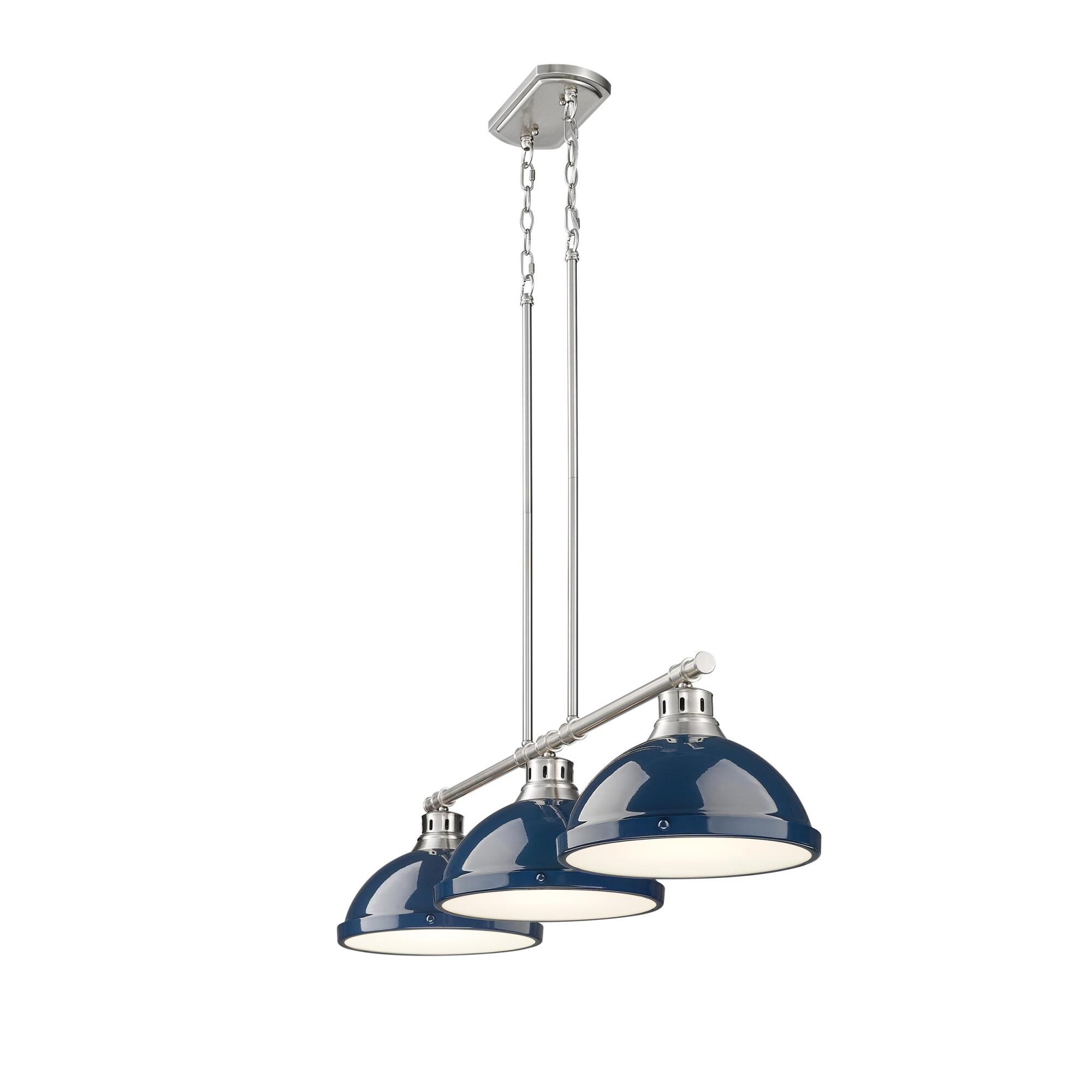 Shown in Navy Blue finish and Navy Blue shade