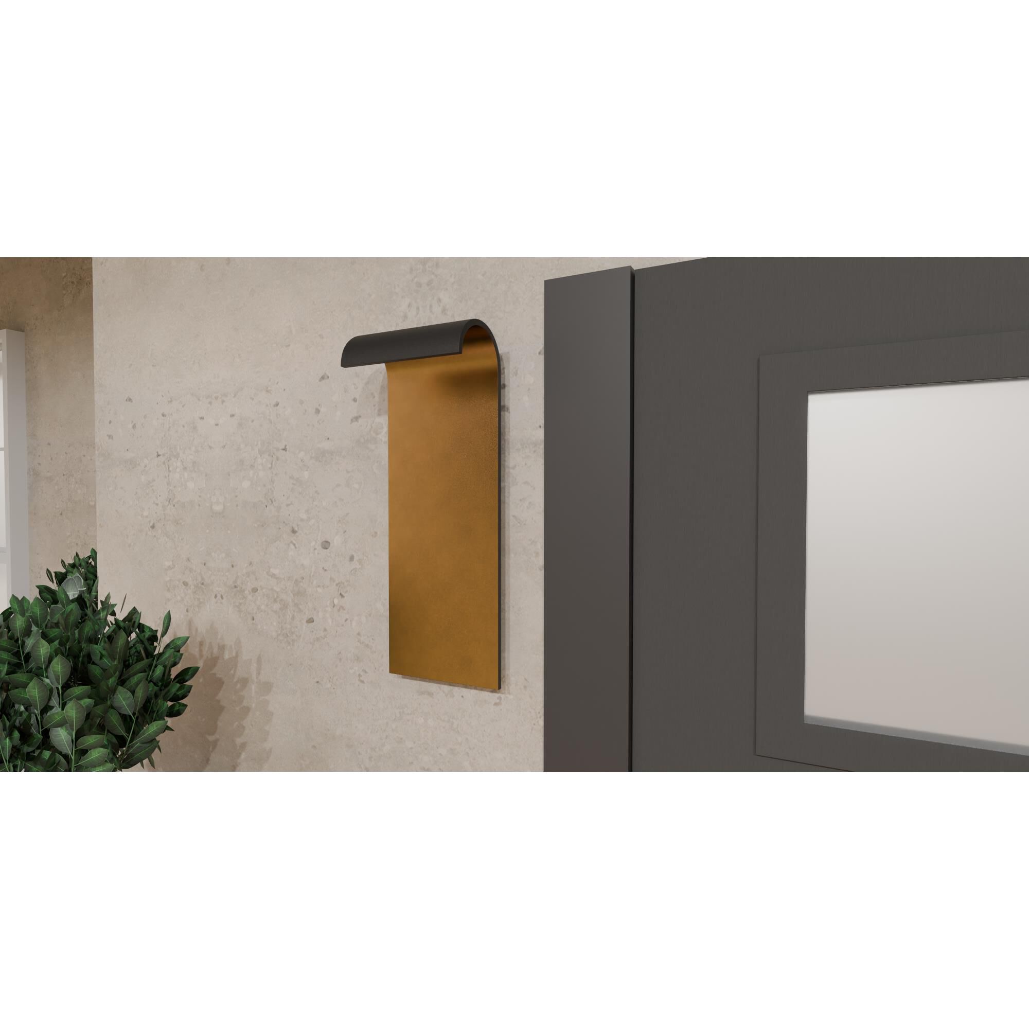 Lunar 8 Inch 1 Light Outdoor Wall Light by Quoizel