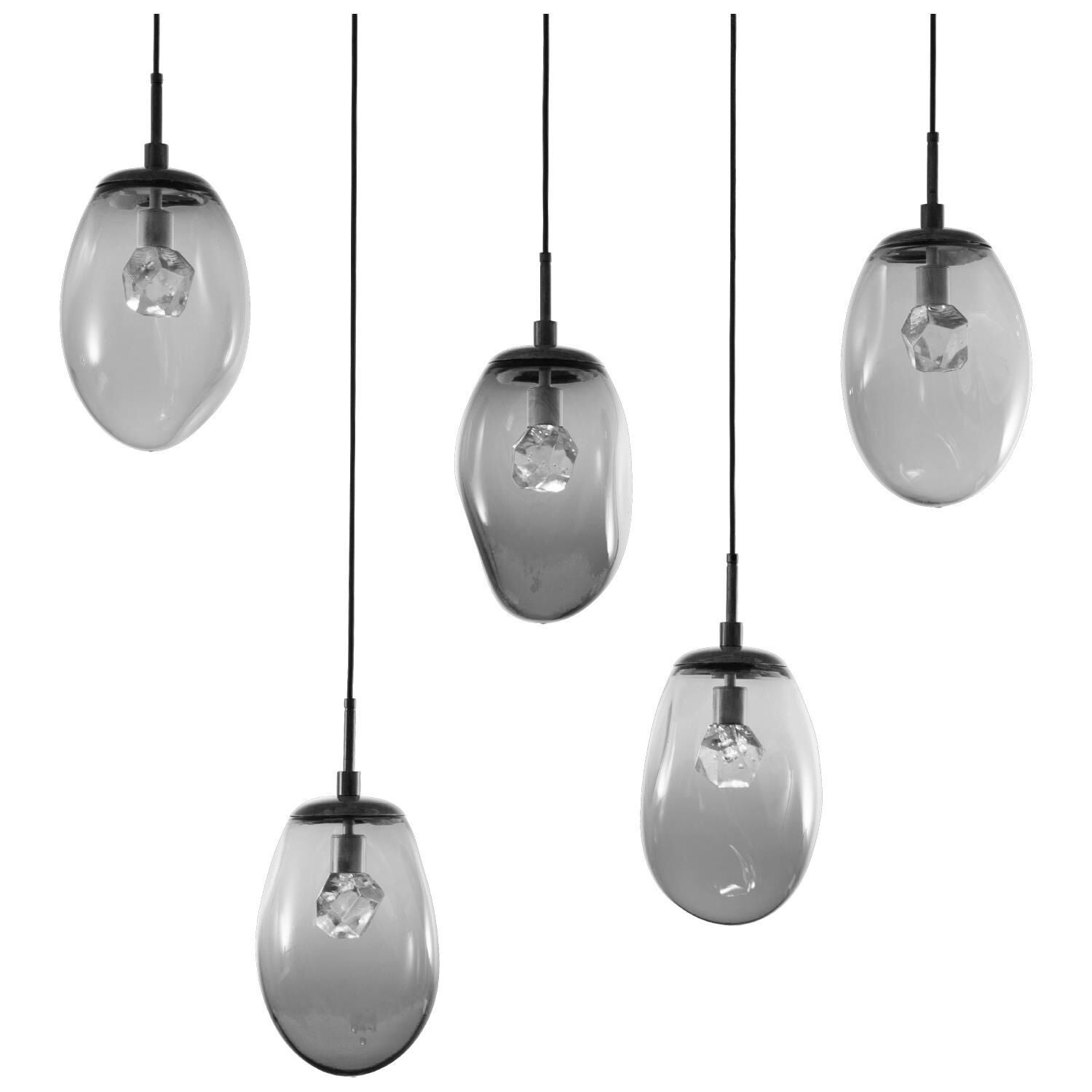 Meteo 42 Inch 5 Light LED Multi Light Pendant by Hammerton Studio