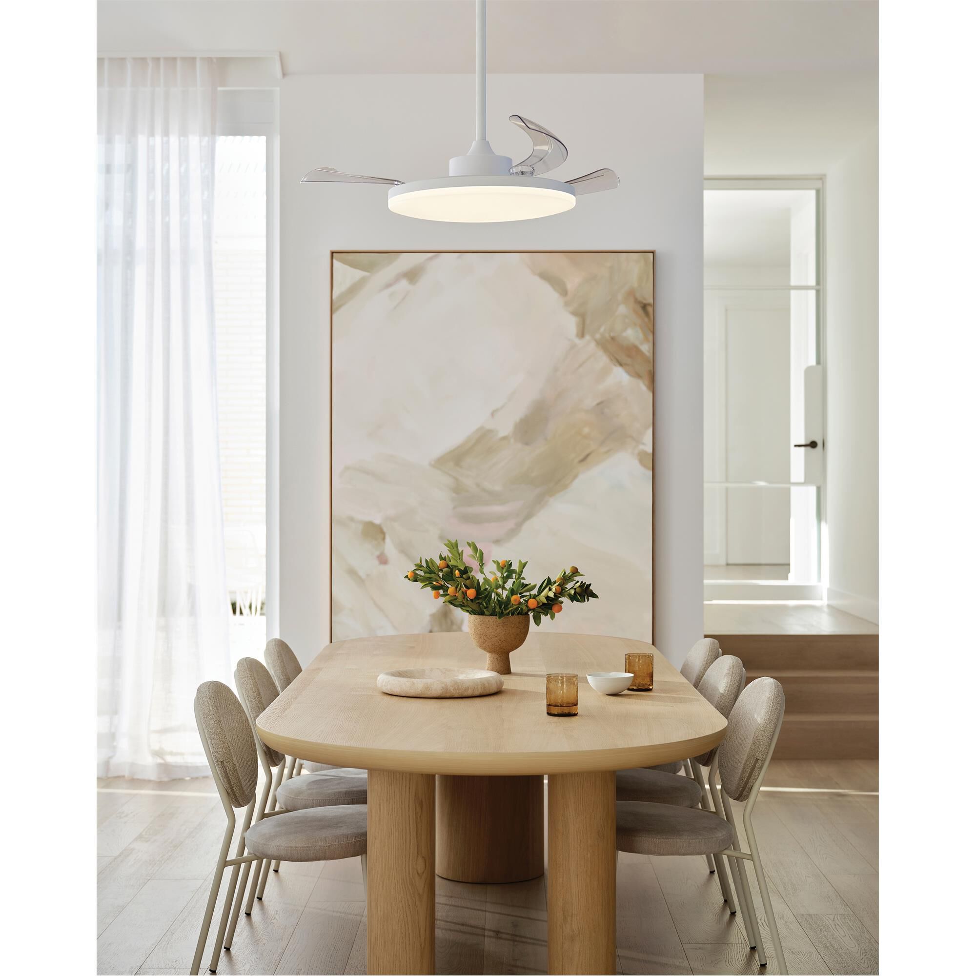 Shown in White finish