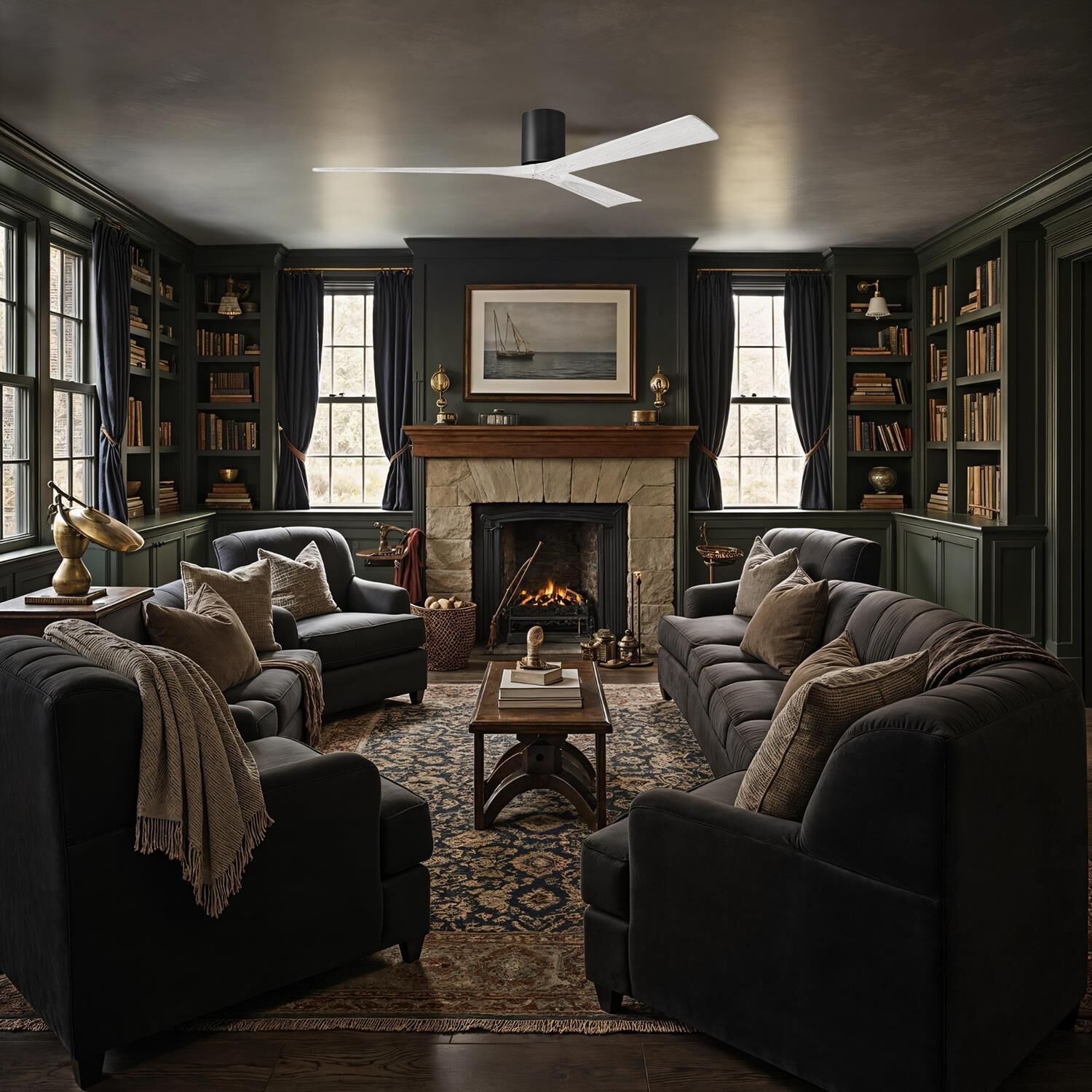 Irene 72 Inch Flush Mount Fan by Matthews Fan Company