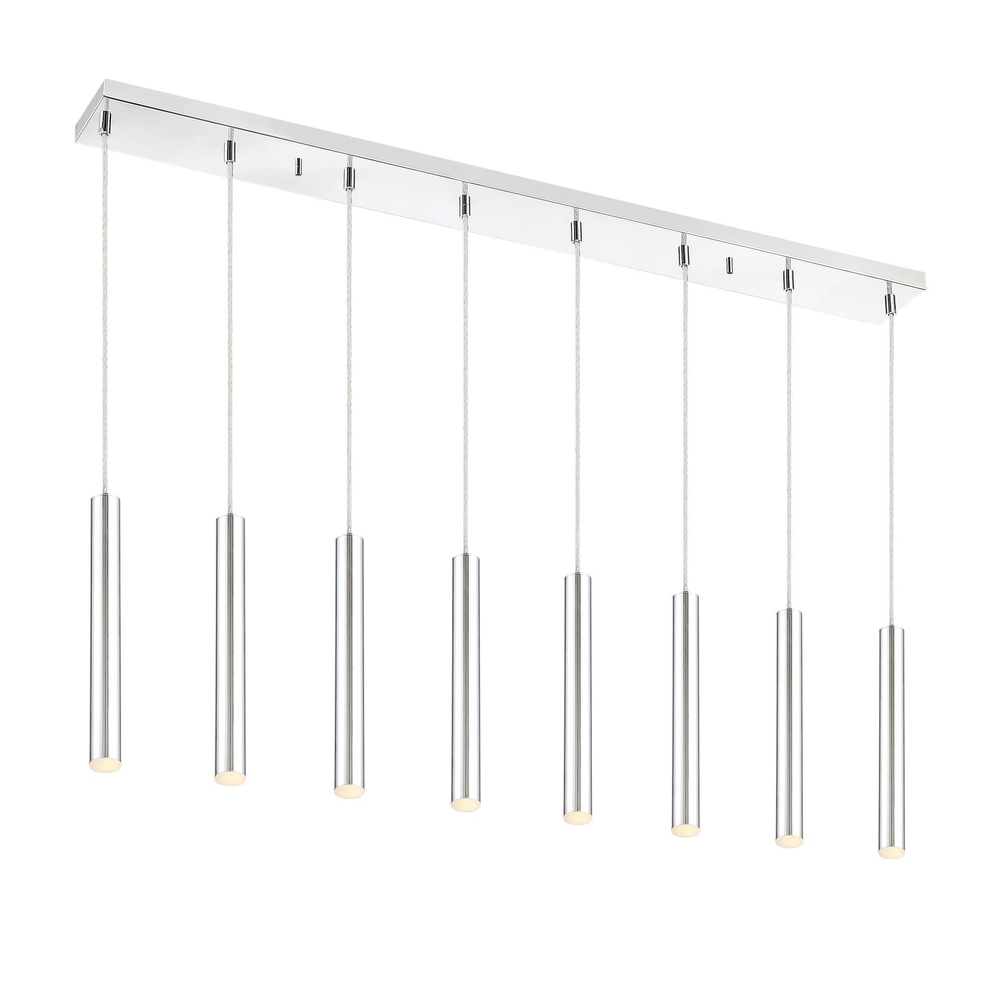 Forest 44 Inch 8 Light LED Linear Suspension Light by Z-Lite