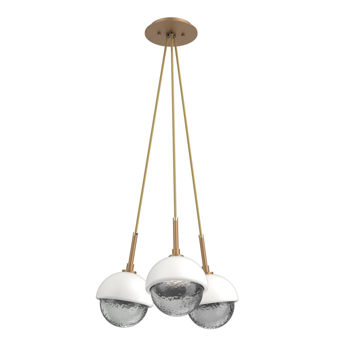 Levi Wilson Cabochon 13 Inch Multi Pendant Light by Hammerton Studio