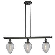 Shown in Oil Rubbed Bronze finish and Clear Crackle glass