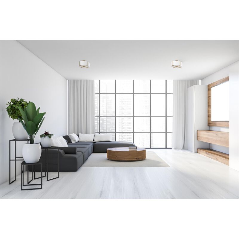Axis 26 Inch 4 Light Semi Flush Mount by Hinkley