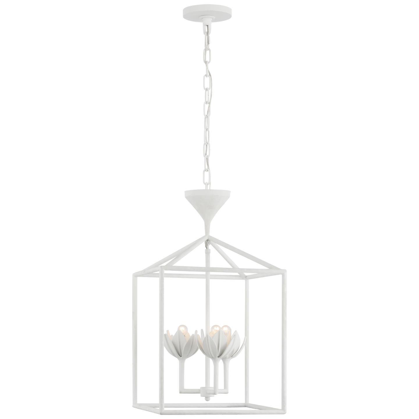 Julie Neill Alberto 14 Inch LED Cage Pendant by Visual Comfort Signature Collection