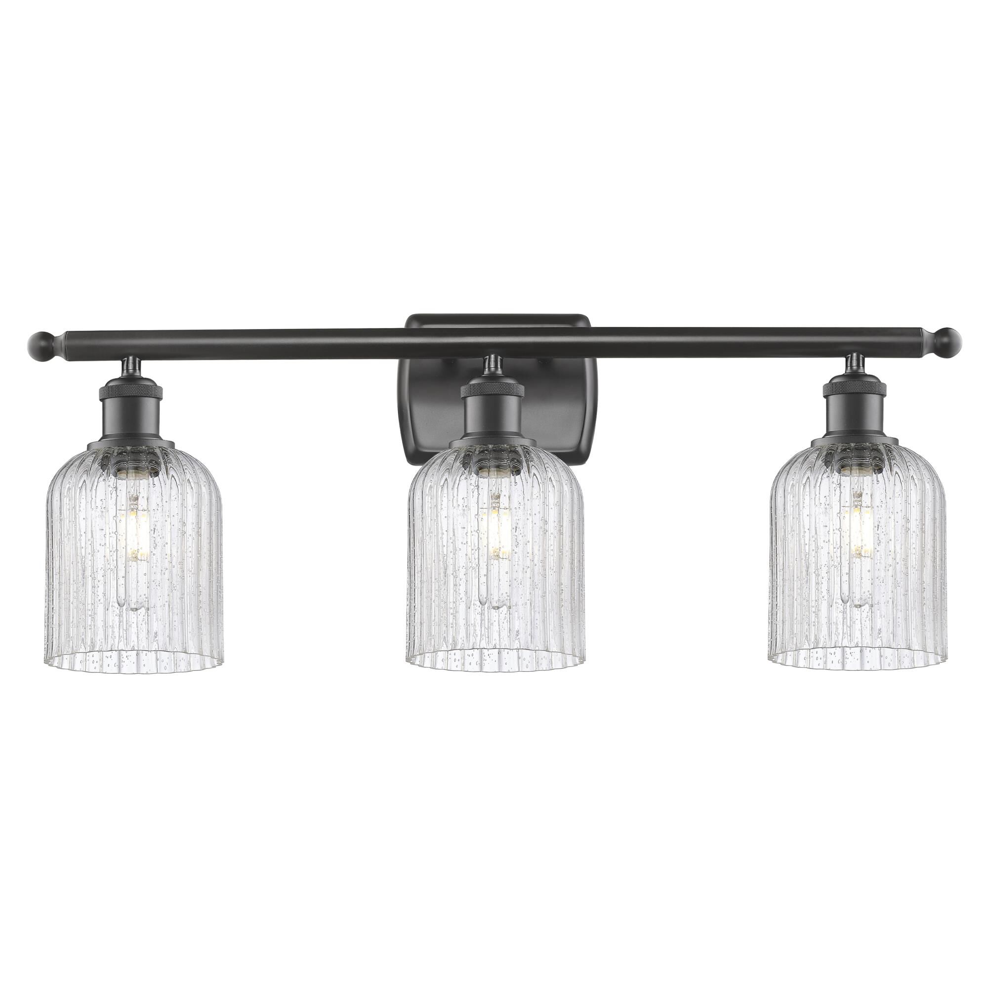 Shown in Oil Rubbed Bronze finish and Seedy shade