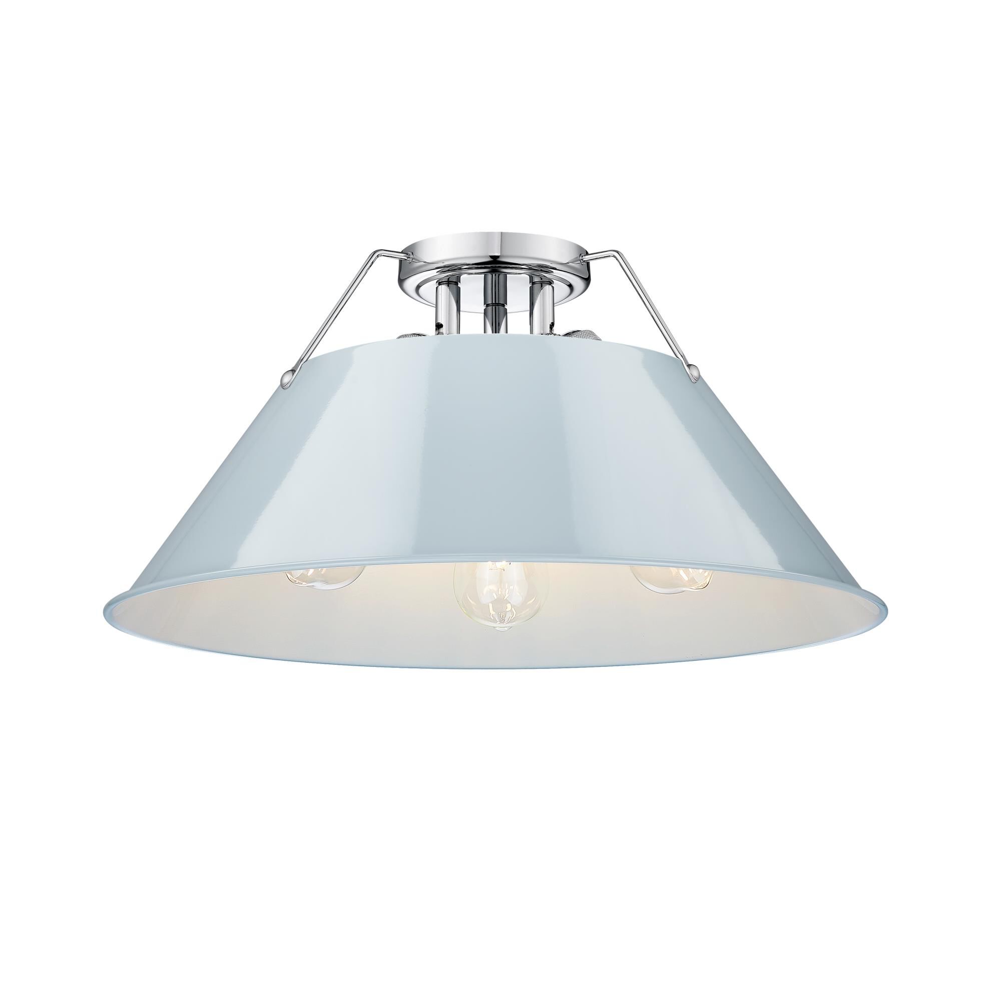 Orwell 19 Inch Semi Flush Mount by Golden Lighting