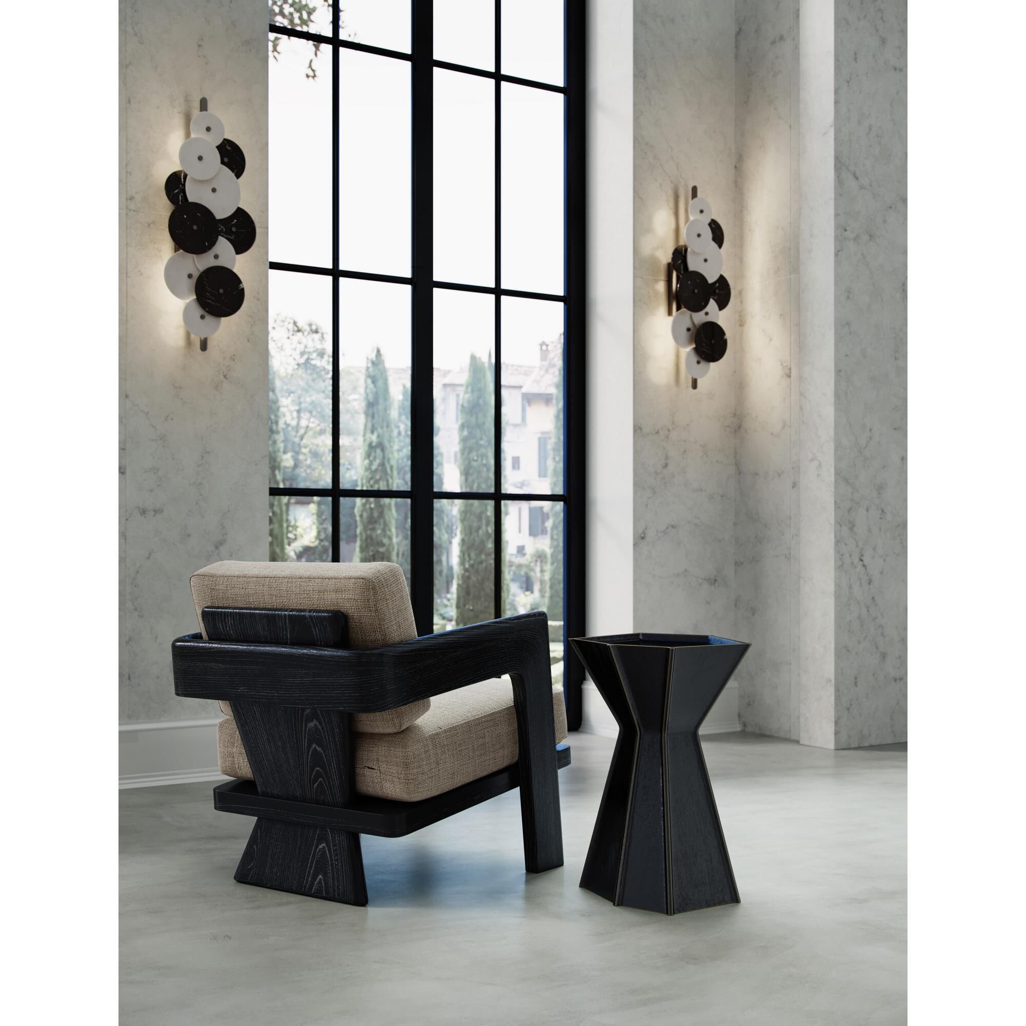 Shown in Caviar Black finish