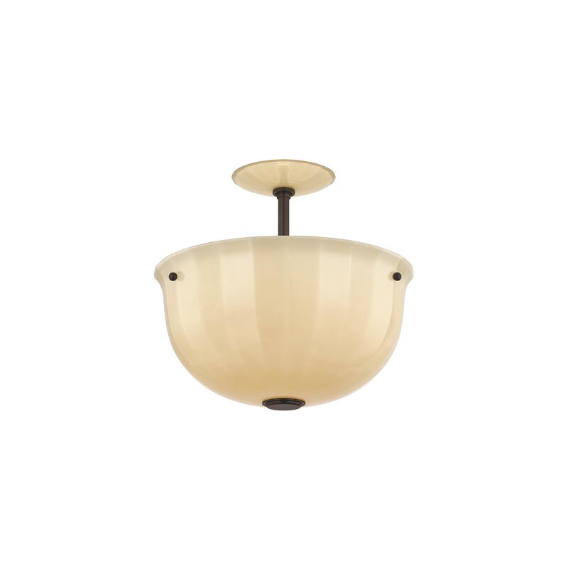 Nevins 14 Inch Semi Flush Mount by Hudson Valley Lighting