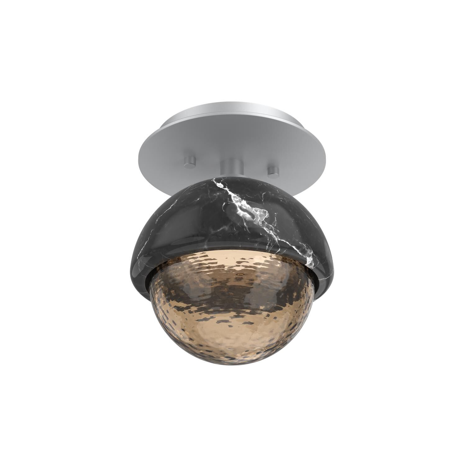 Levi Wilson Cabochon 6 Inch Flush Mount by Hammerton Studio