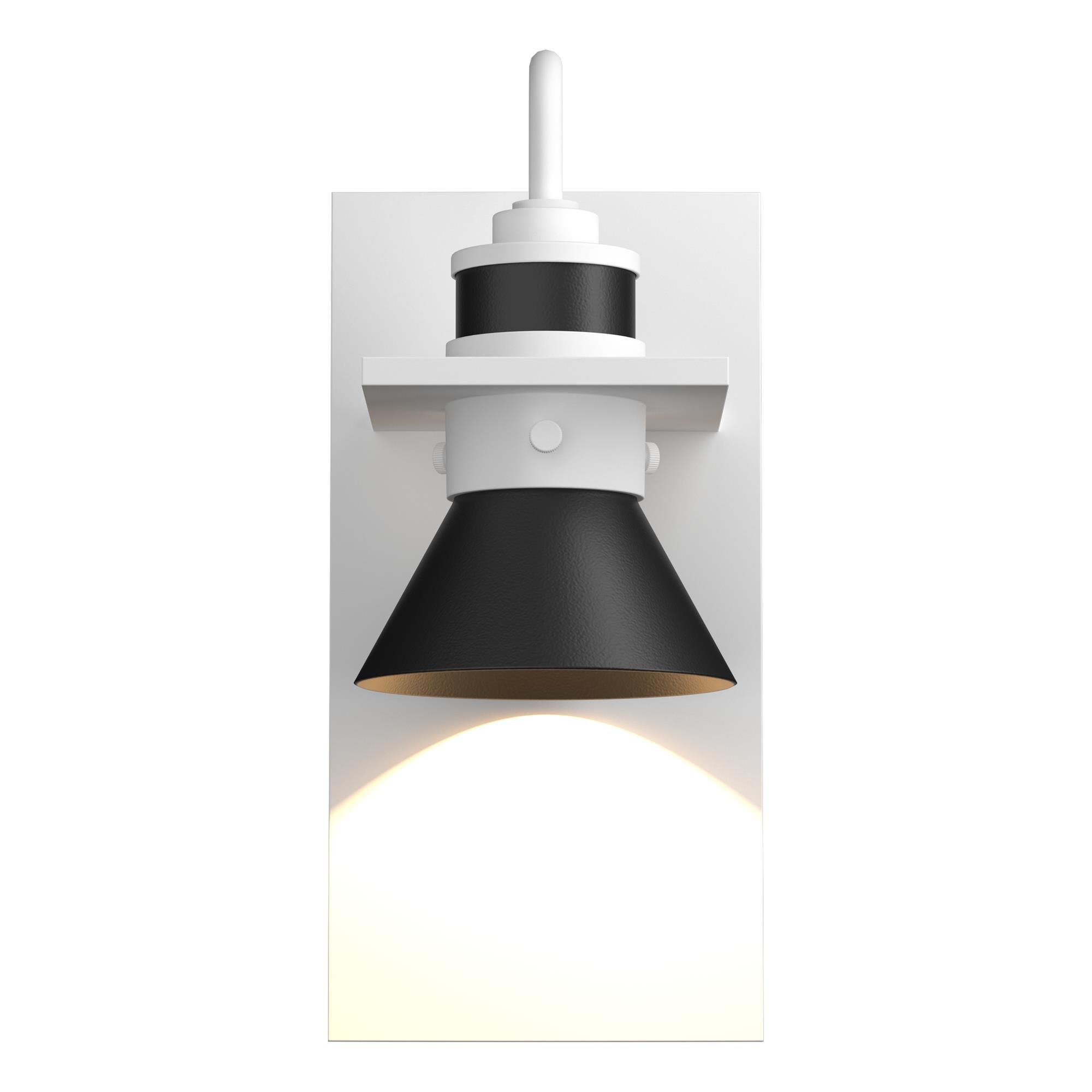 Shown in Coastal White finish and Coastal Black Metal shade