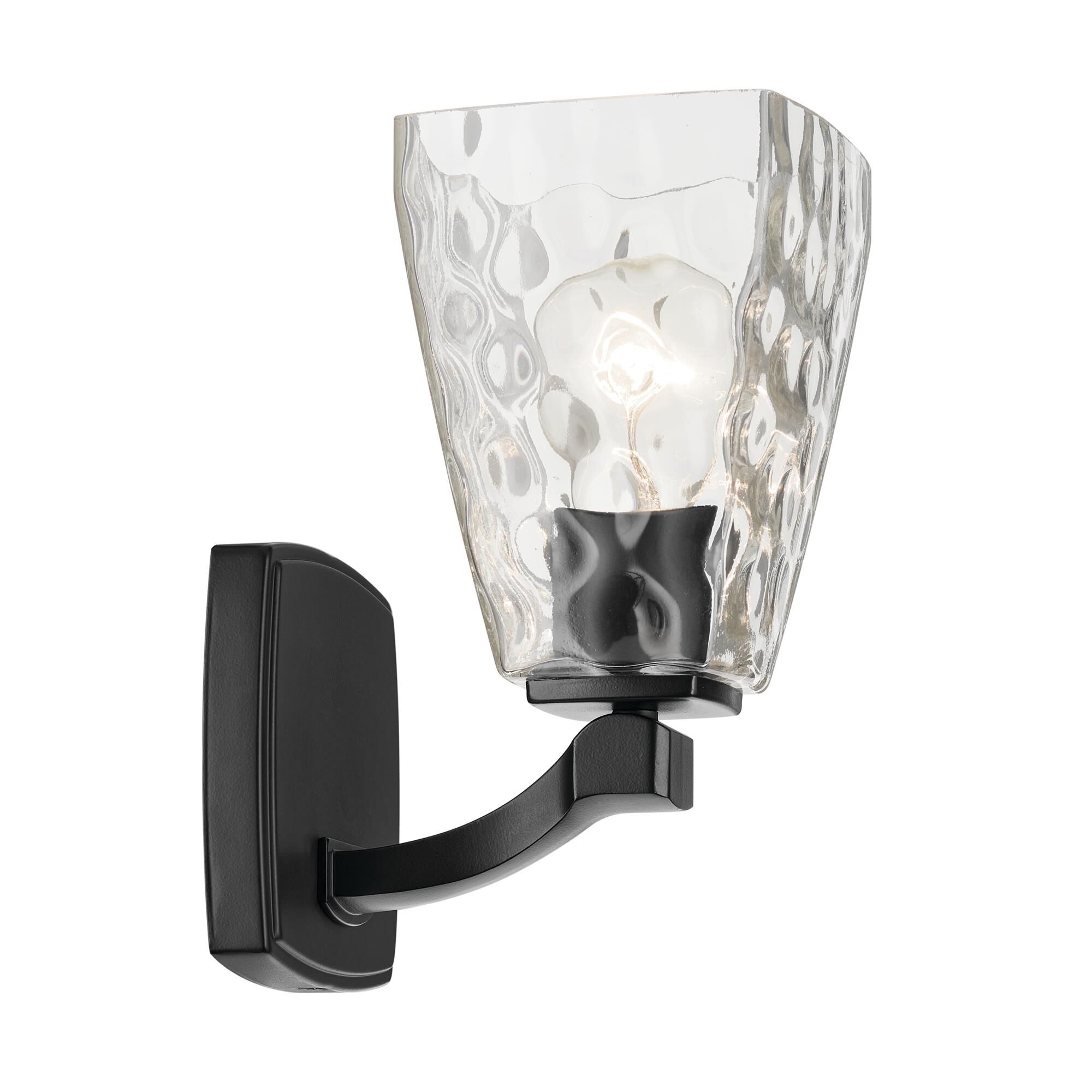 Shown in Black finish and Clear Water glass