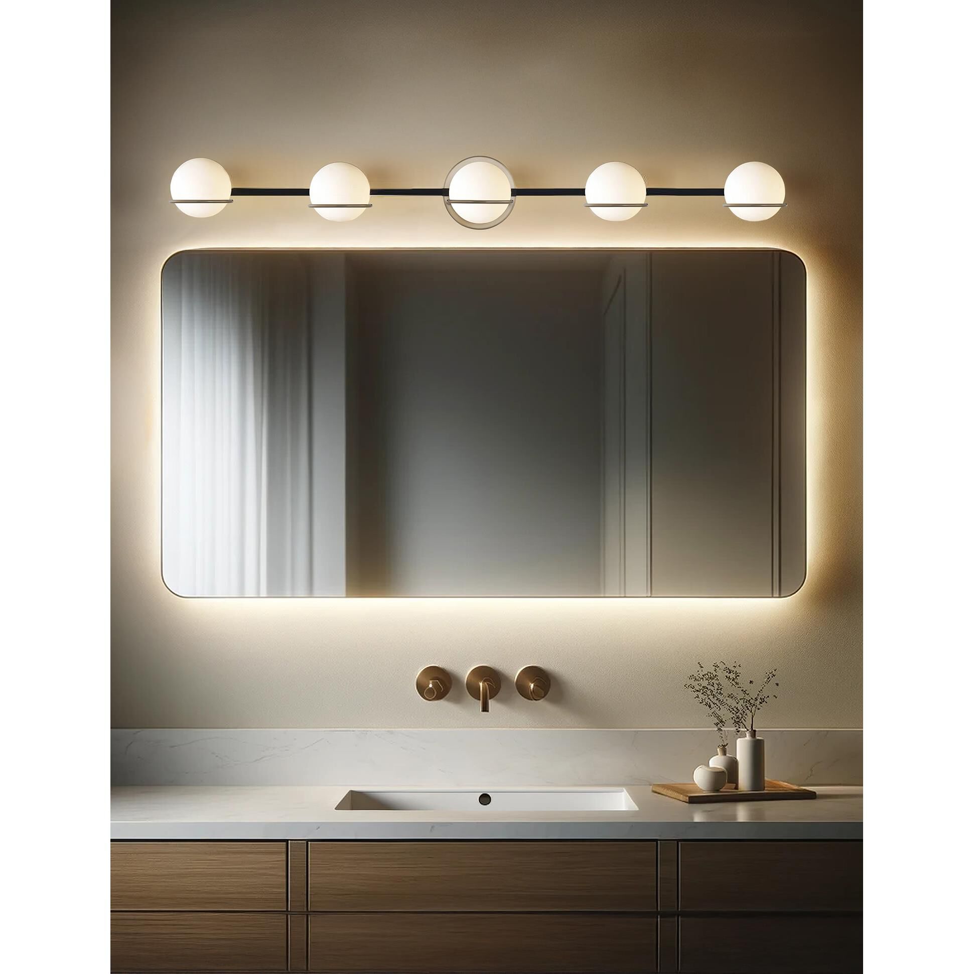 Centric 41 Inch Bath Vanity Light by Justice Design Group