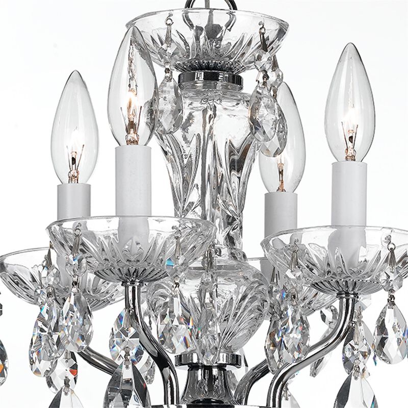 Traditional Crystal 11 Inch Chandelier by Crystorama