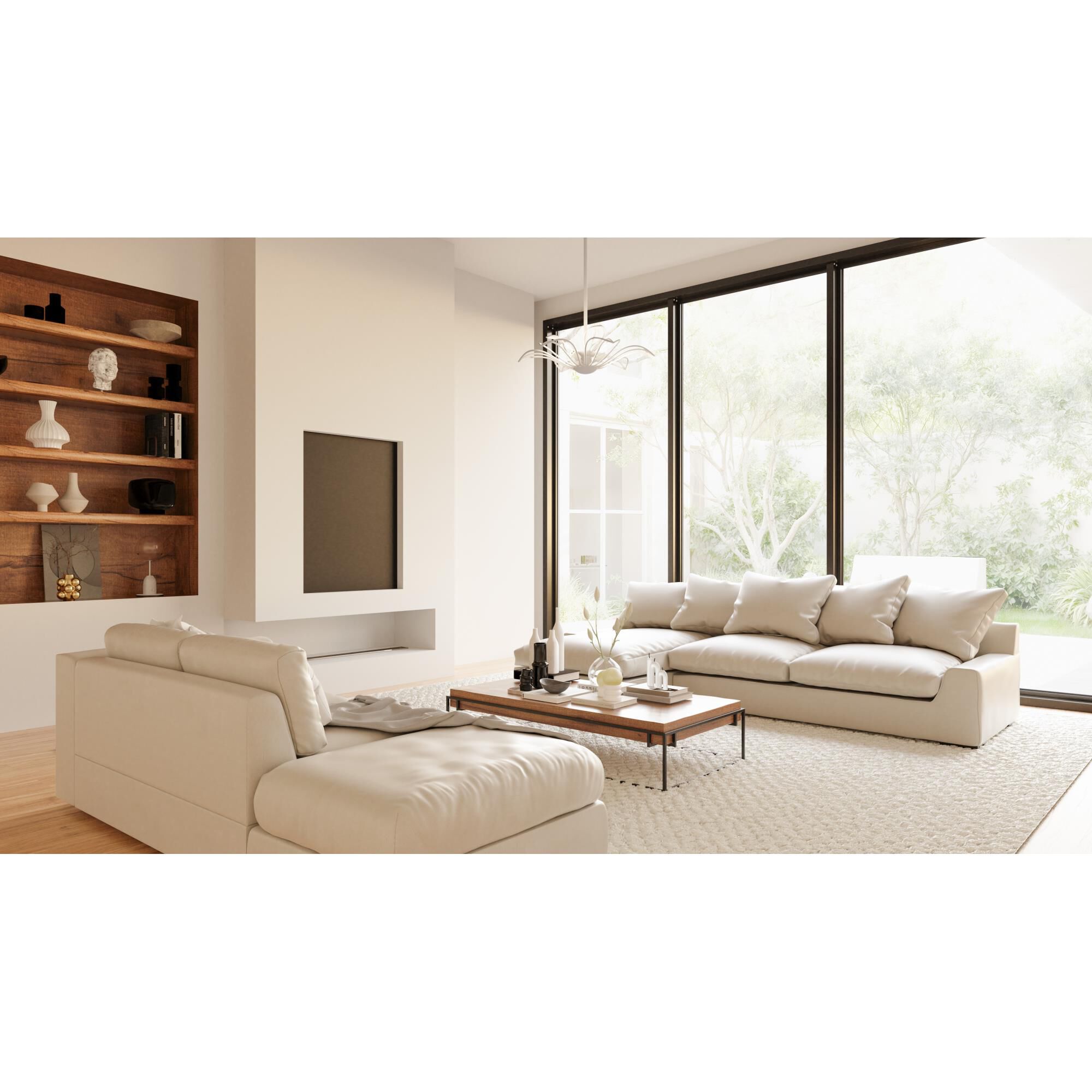 Shown in Sand White finish