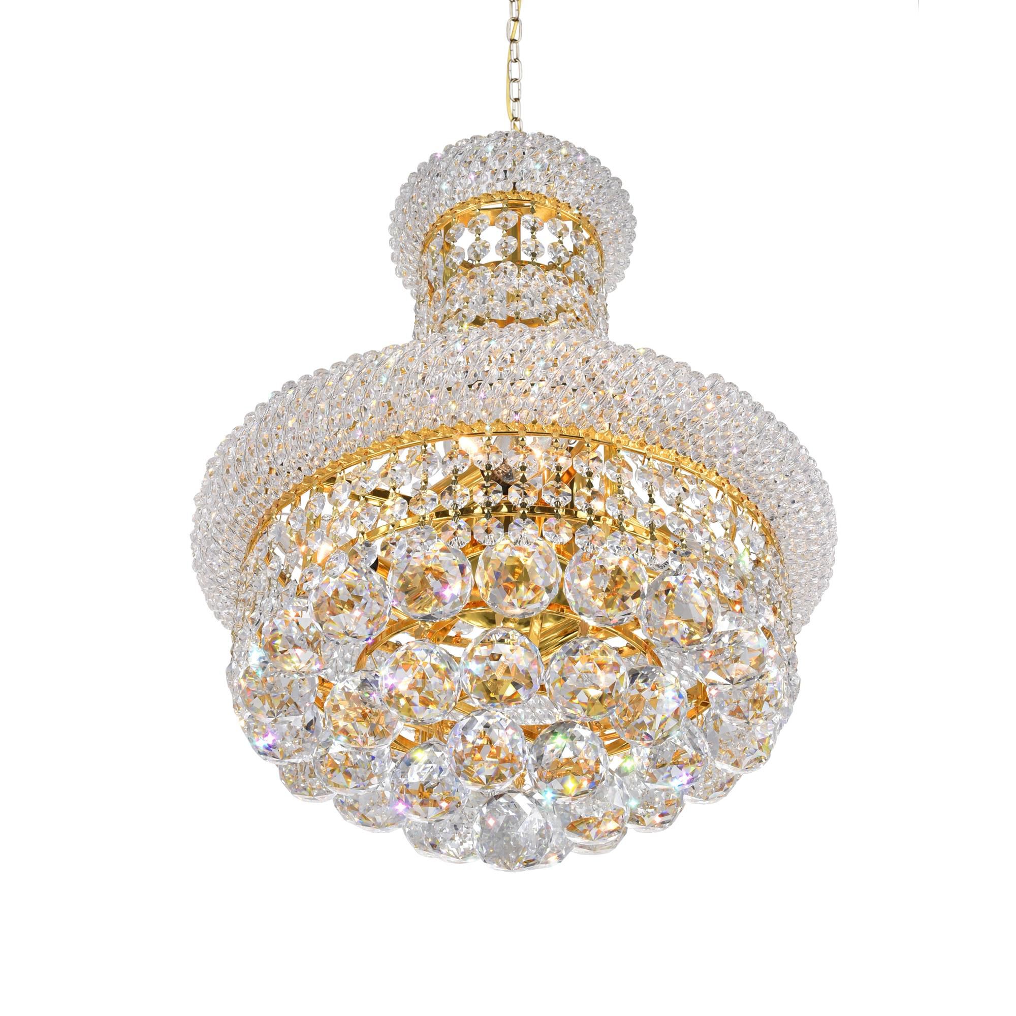 Empire 14 Inch 6 Light Mini Chandelier by CWI Lighting