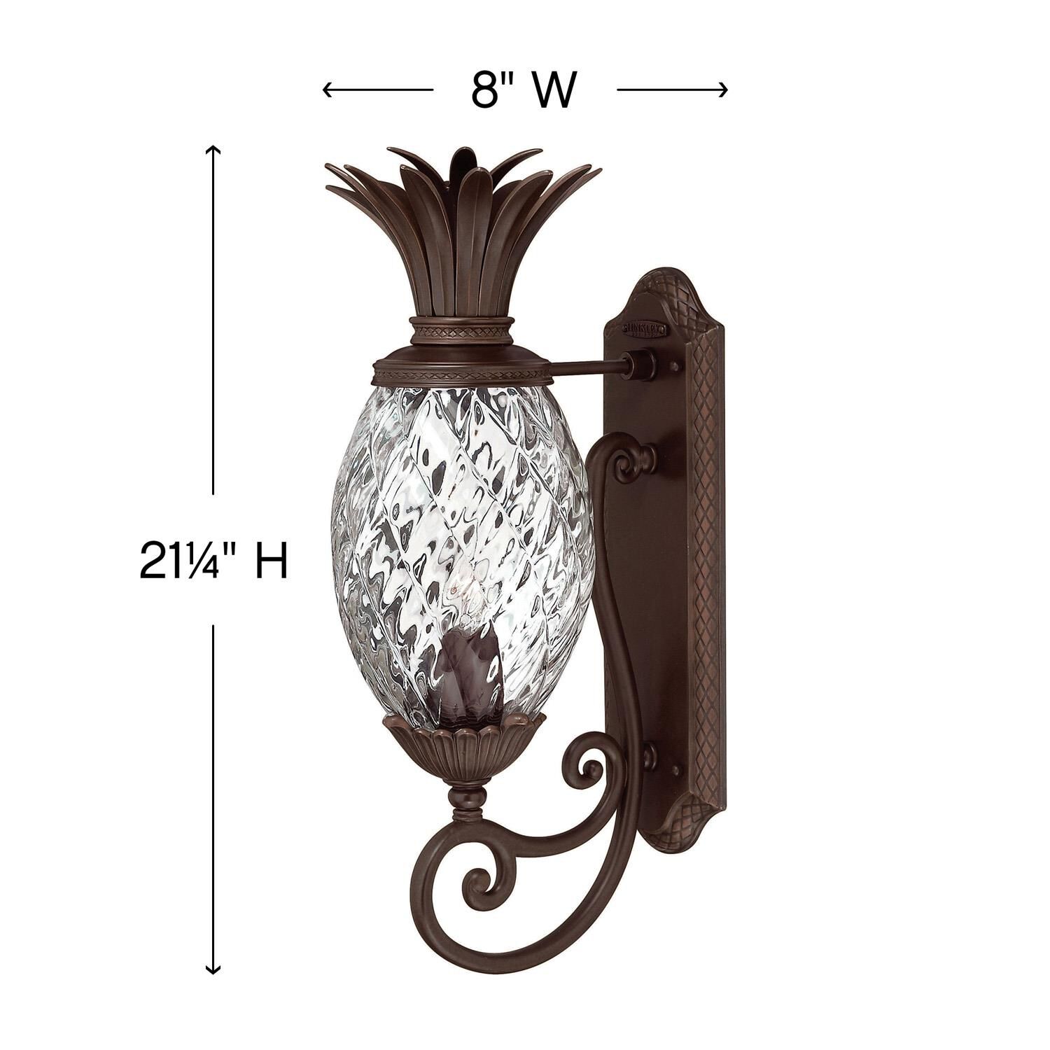Plantation 21 Inch Tall 1 Light Outdoor Wall Light by Hinkley Lighting