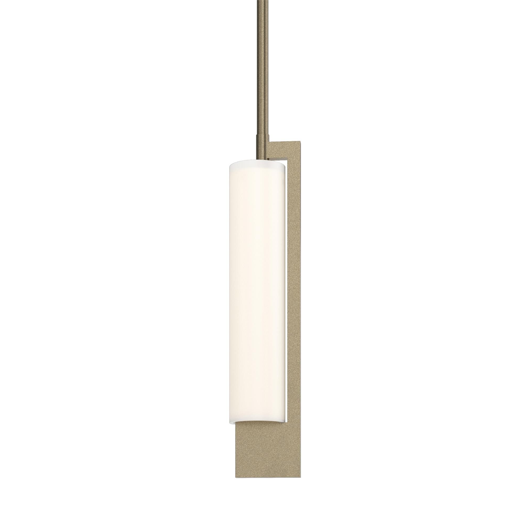 Shown in Soft Gold finish and Opal glass