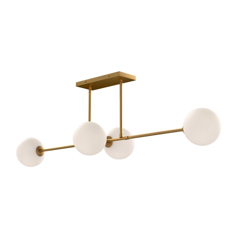 Cassia 48 Inch Linear Chandelier by Alora Mood