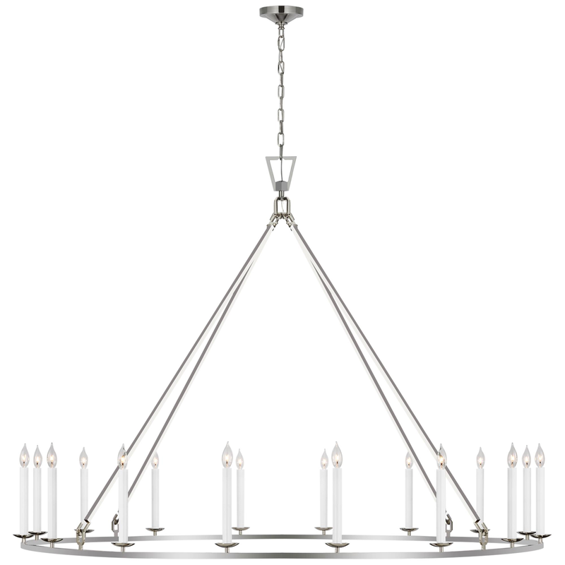 Chapman and Myers Darlana 73 Inch 16 Light LED Chandelier by Visual Comfort Signature Collection