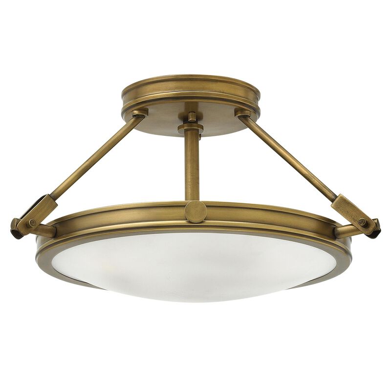 Collier 16 Inch Semi Flush Mount by Hinkley