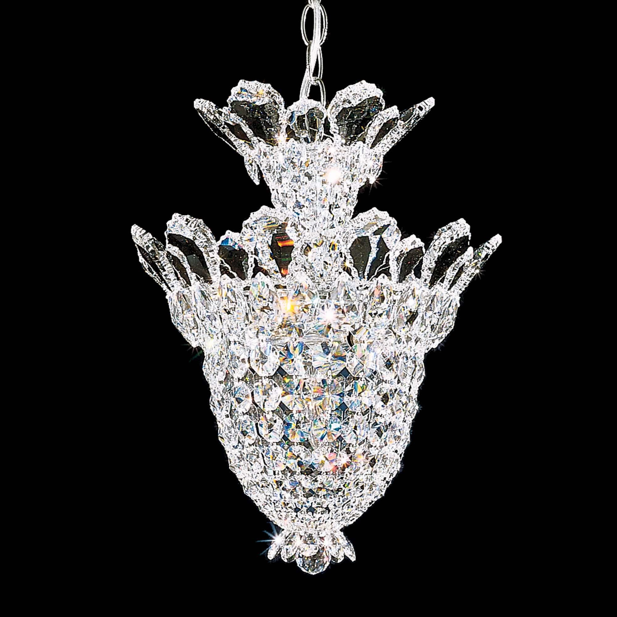 Shown in Silver finish and Clear Radiance crystal