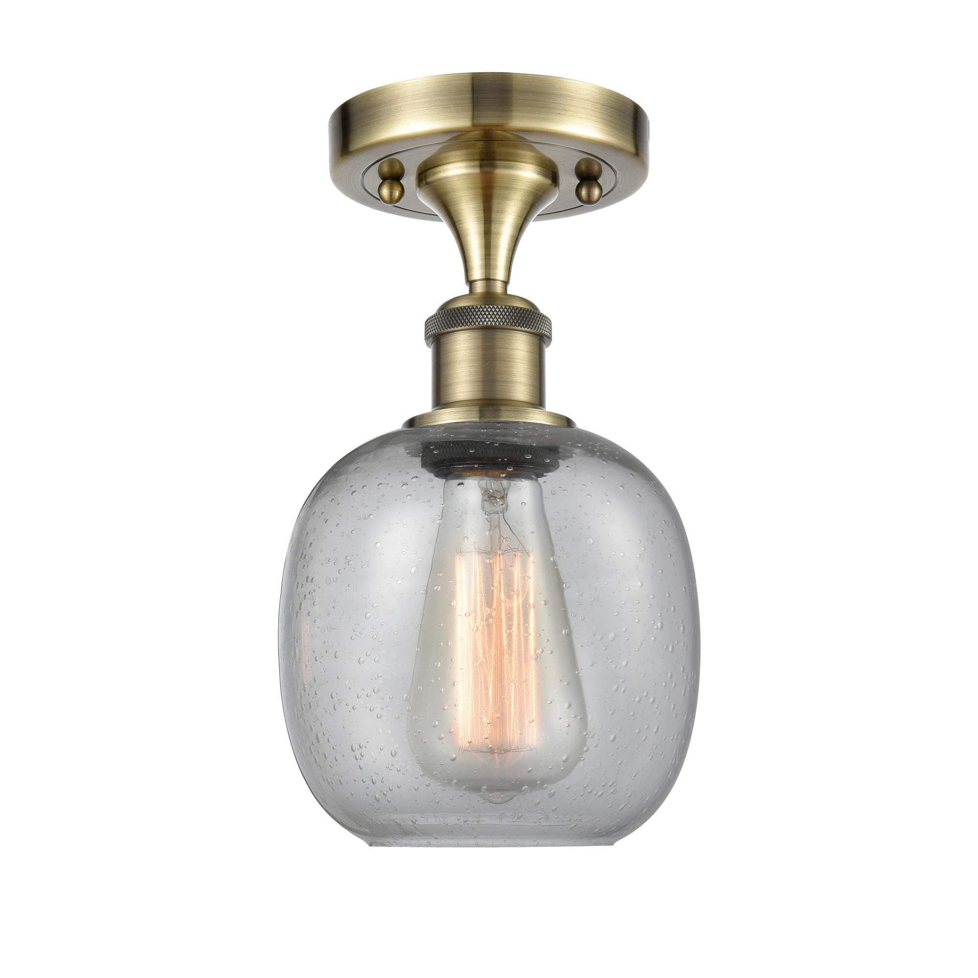 Bruno Marashlian Belfast 6 Inch 1 Light LED Flush Mount by Innovations Lighting