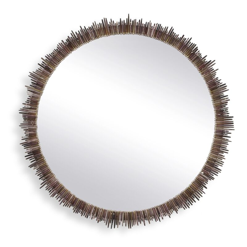 Tiger Sea Urchin Medium Decorative Mirror by Uttermost