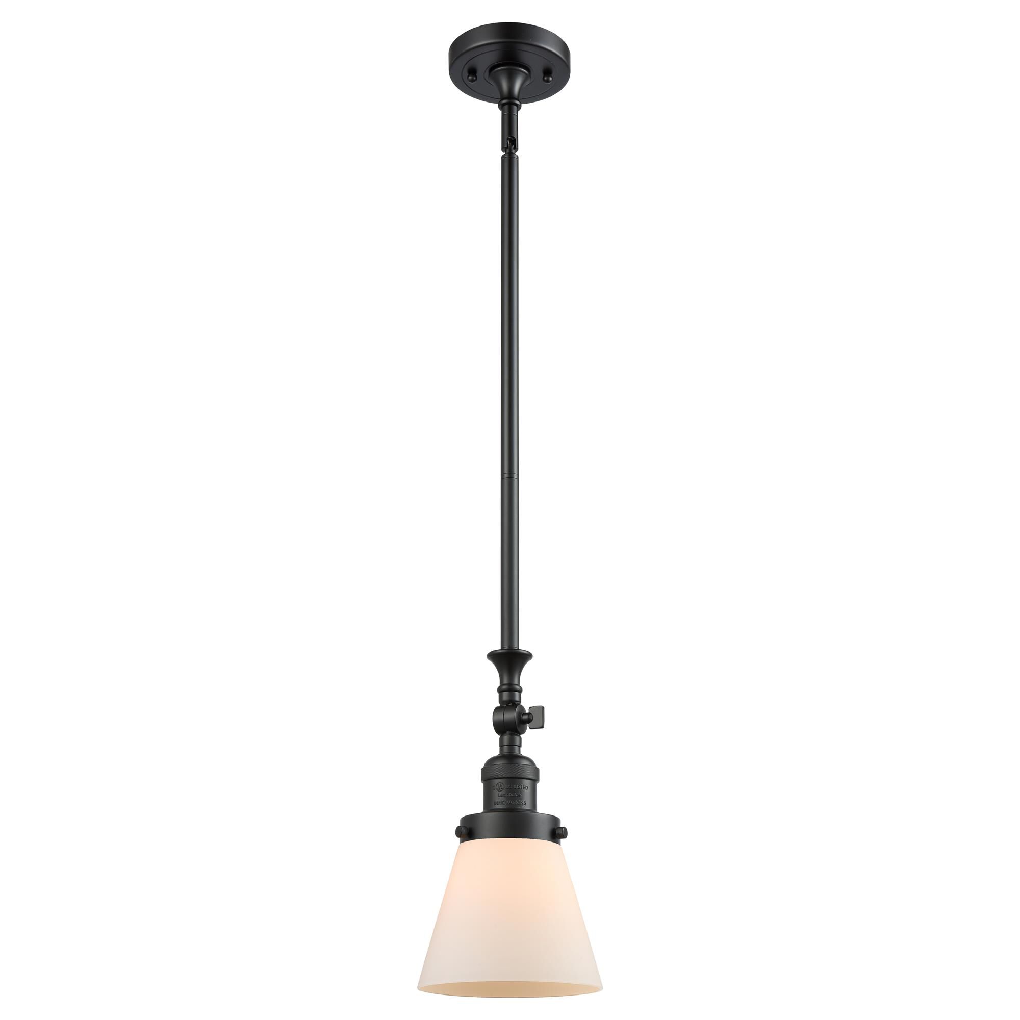 Shown in Matte Black finish and Matte White Cased glass
