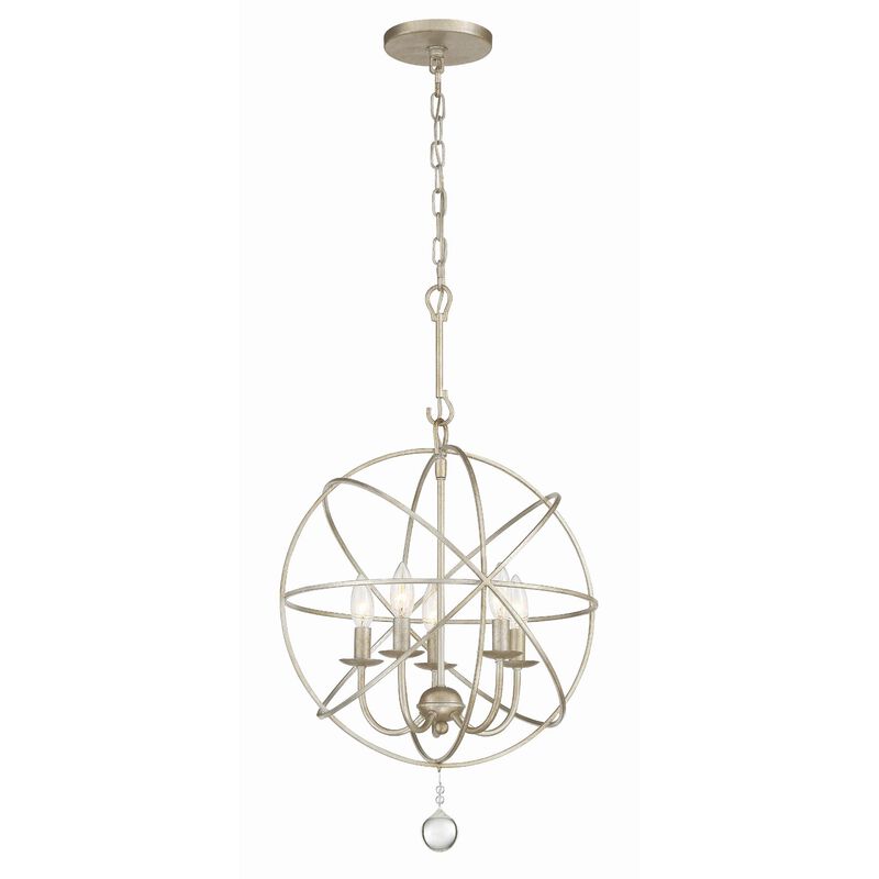 Solaris Medium Pendant Light by Crystorama
