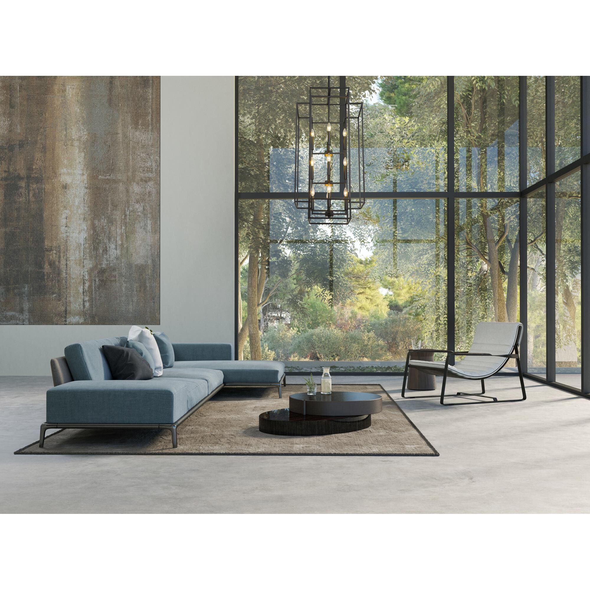 Shown in Matte Black finish and --- glass and --- shade