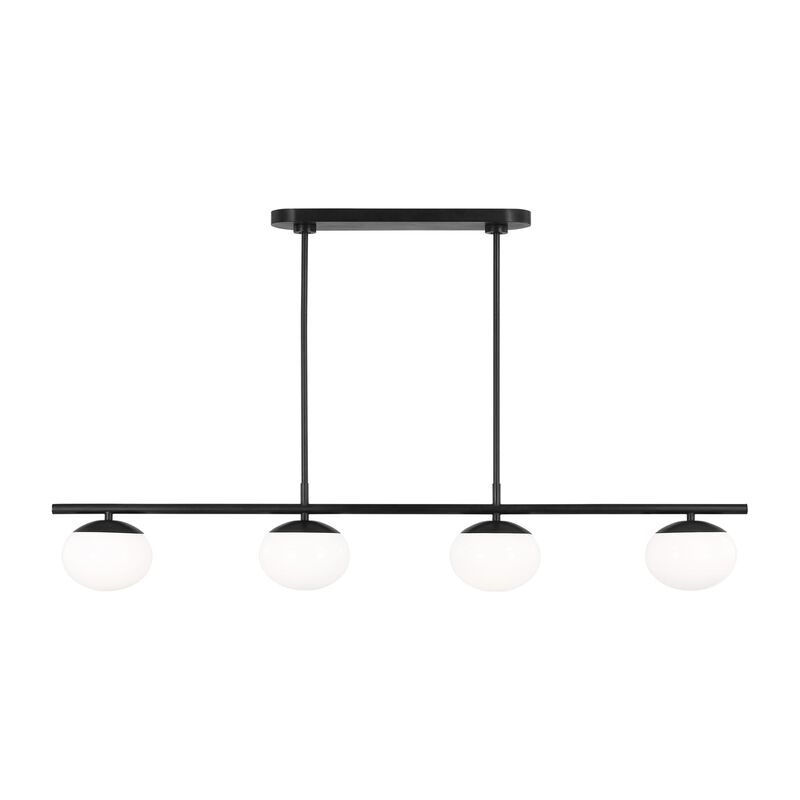 Ellen DeGeneres Lune 49 Inch 6 Light LED Linear Suspension Light by Visual Comfort Studio Collection